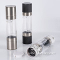 salt and pepper grinder with double ended design